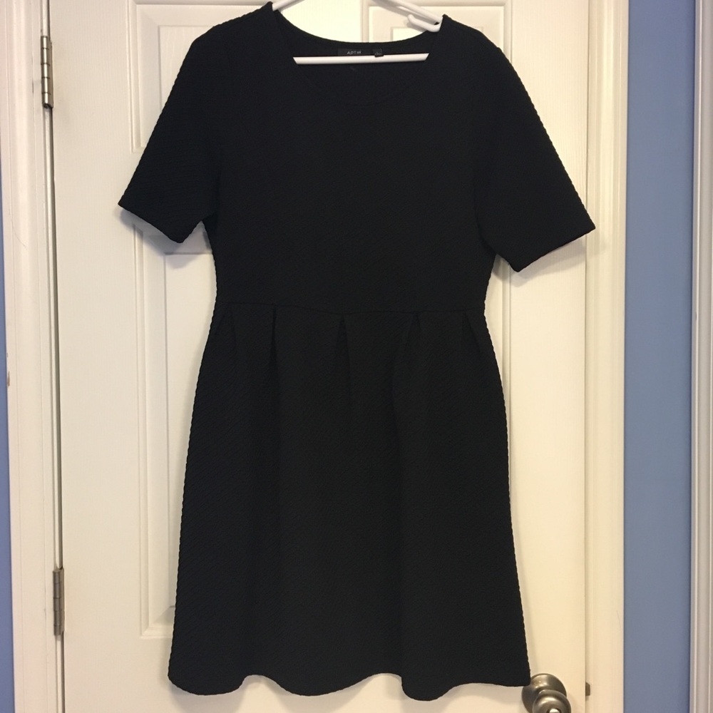 Black Patterned Dress